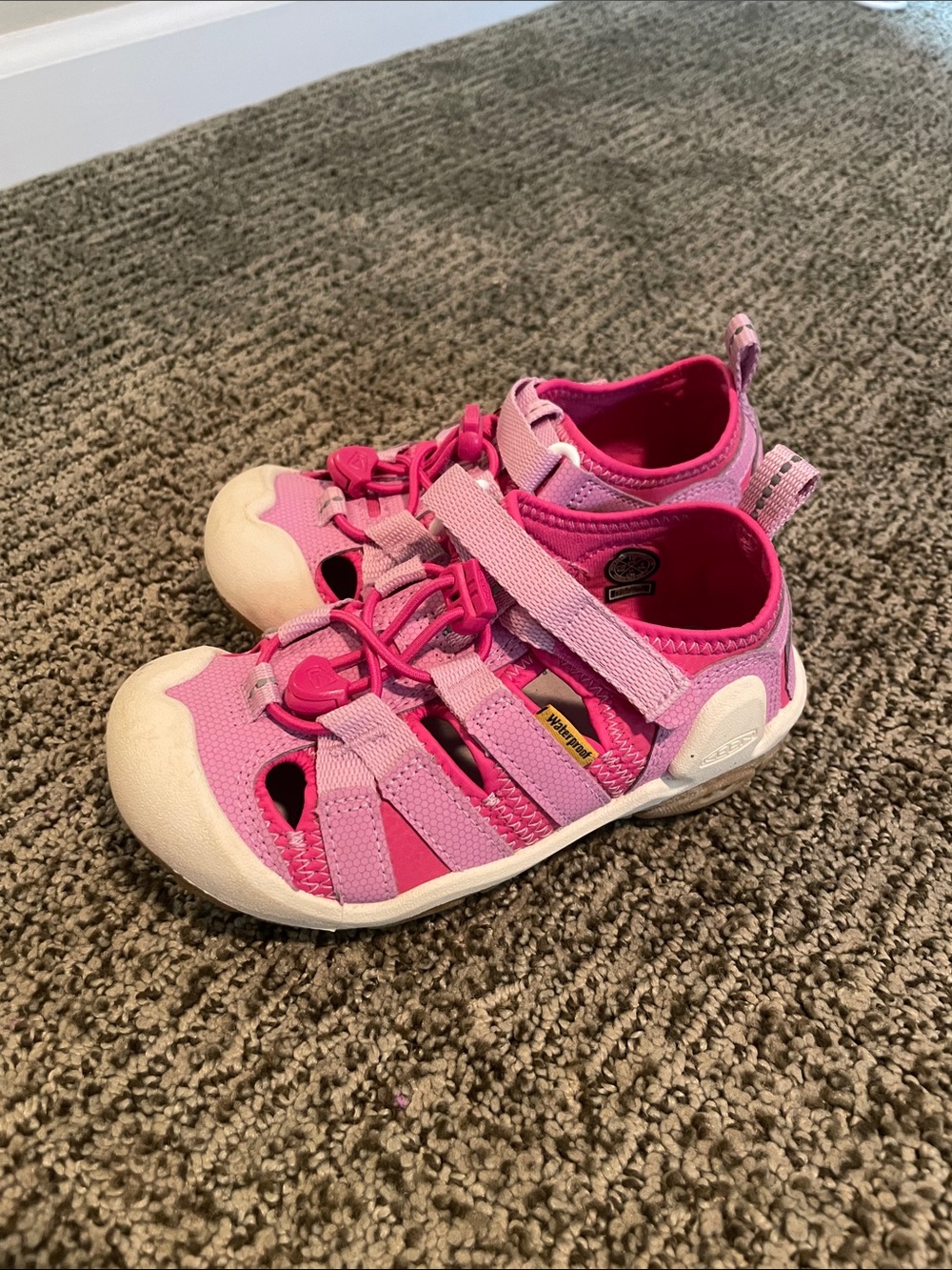 Pink Keen Shoes Size 10